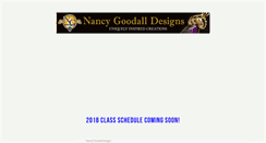 Desktop Screenshot of nancygoodalldesigns.com